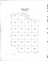 Index Map, Cedar County 1960